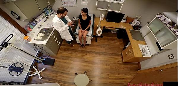  Mandatory new student physical for Mixed cutie with small tits get examined by Doctor Tampa - Yesenia Sparkles - Tampa University Physical Part 1 of 7 - GirlsGoneGynoCom